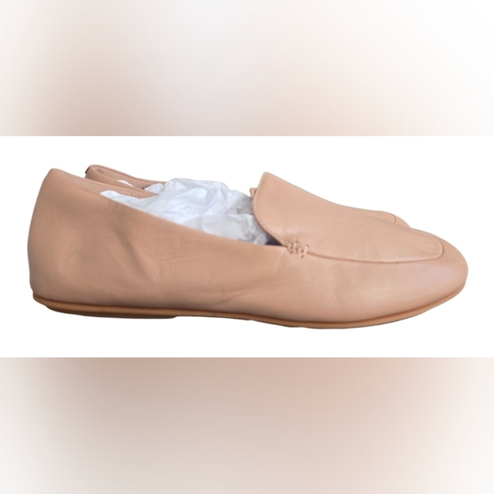 FitFlop Women's Sz 10 Lena Loafers Flat Leather Tan EUC